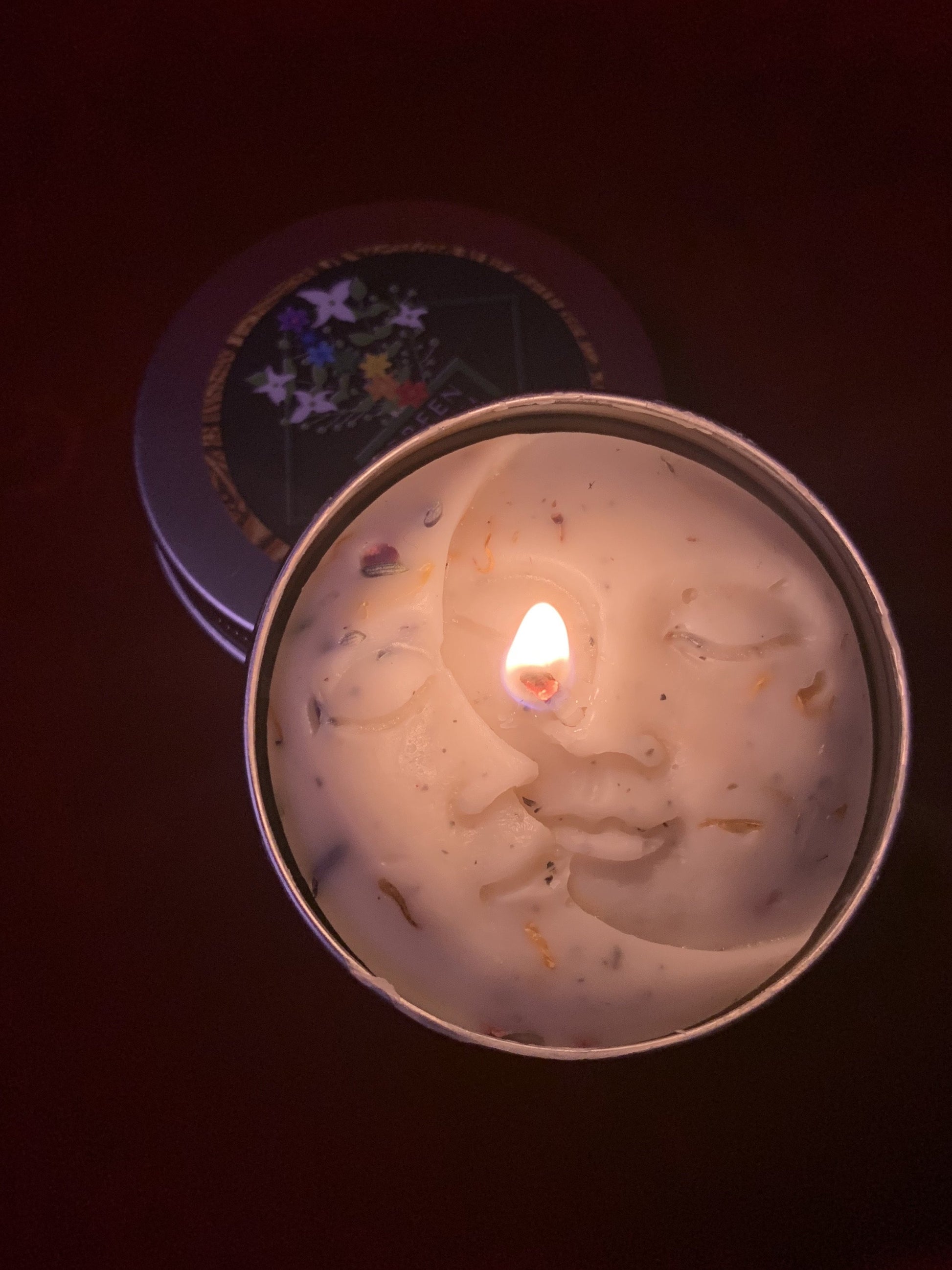 Full Moon Intention Candles - Green Witch Garden Apothecary
