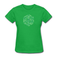 Green Witch Sacred Geometry Tee - bright green